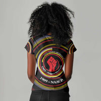 W.E.B. Du Bois Civil Rights Architect Women V-Neck T-Shirt Niagara Movement - NAACP Tribute Design TS04