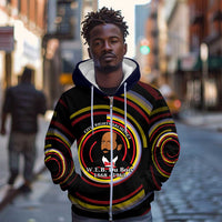 W.E.B. Du Bois Civil Rights Architect Zip Hoodie Niagara Movement - NAACP Tribute Design - Wonder Print Shop