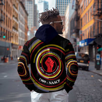 W.E.B. Du Bois Civil Rights Architect Zip Hoodie Niagara Movement - NAACP Tribute Design - Wonder Print Shop