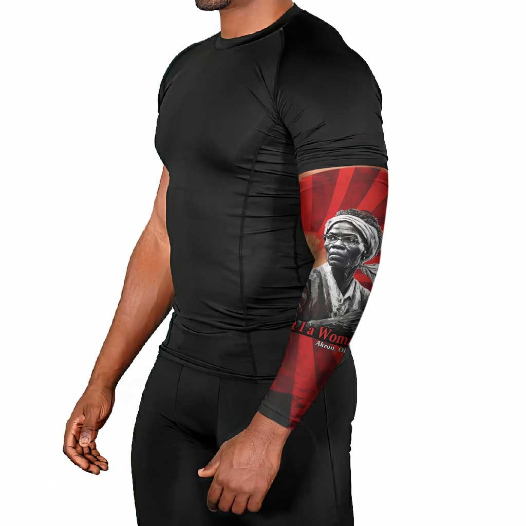 Sojourner Truth Arm Sleeves Ain’t I a Woman - Akron 1851 Speech Tribute Design - Wonder Print Shop
