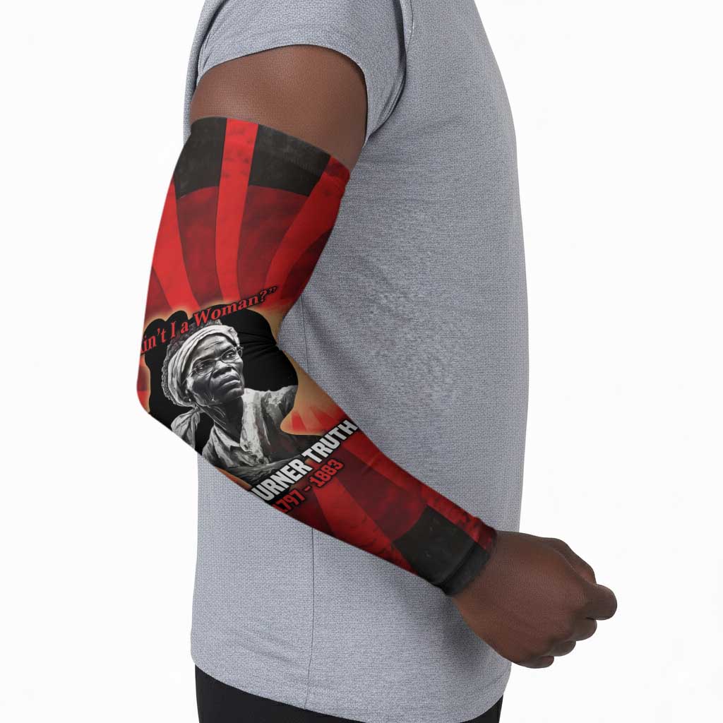 Sojourner Truth Arm Sleeves Ain’t I a Woman - Akron 1851 Speech Tribute Design - Wonder Print Shop