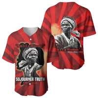 Sojourner Truth Baseball Jersey Aint I a Woman - Akron 1851 Speech Tribute Design TS04