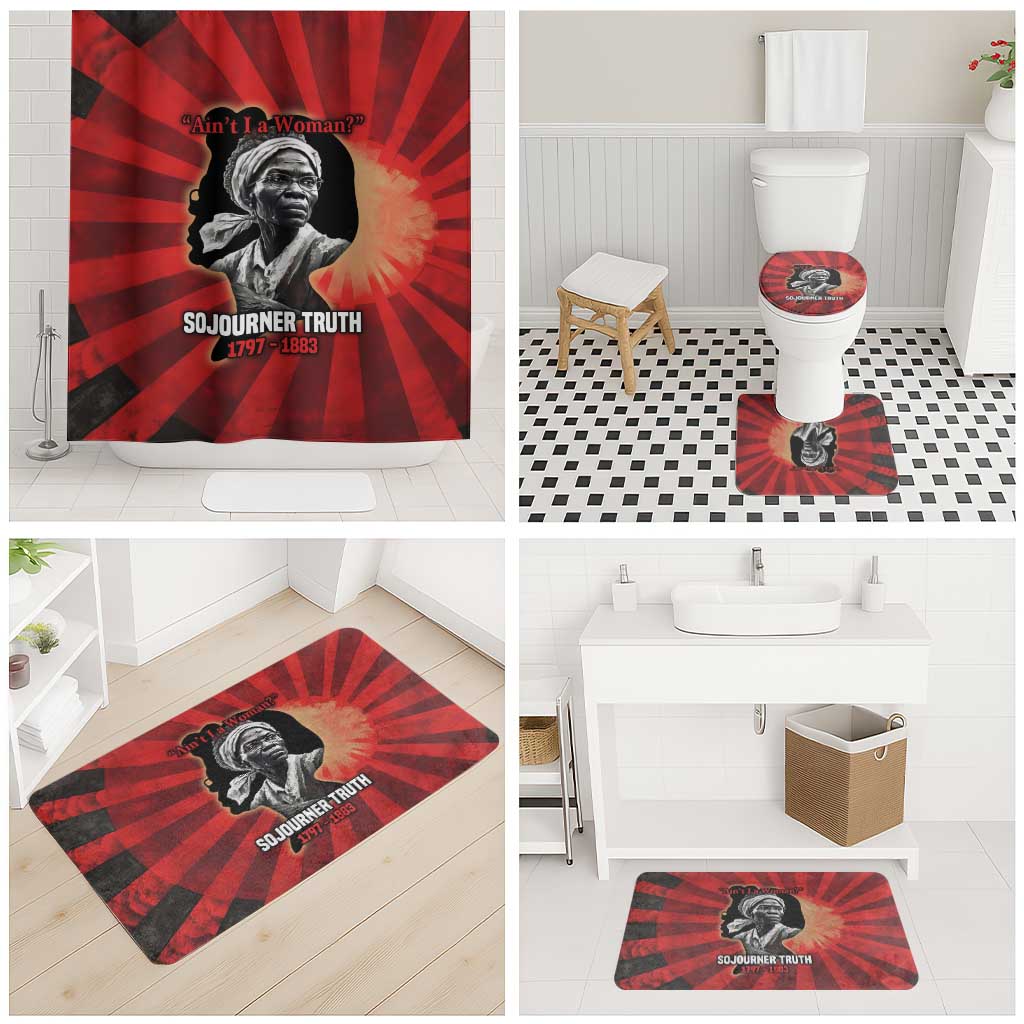 Sojourner Truth Bathroom Set Ain’t I a Woman - Akron 1851 Speech Tribute Design - Wonder Print Shop