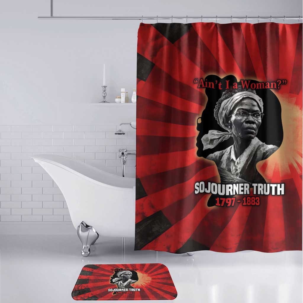 Sojourner Truth Bathroom Set Ain’t I a Woman - Akron 1851 Speech Tribute Design - Wonder Print Shop