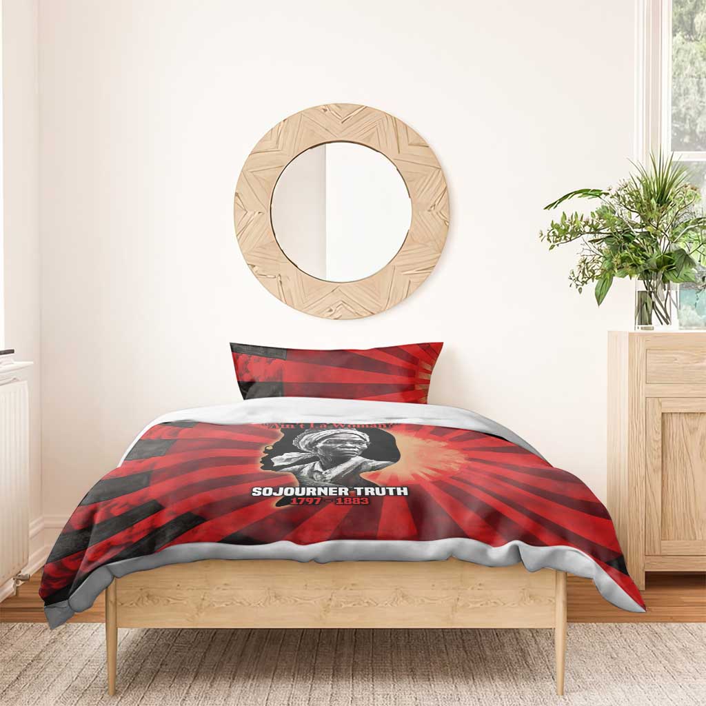 Sojourner Truth Bedding Set Ain’t I a Woman - Akron 1851 Speech Tribute Design - Wonder Print Shop