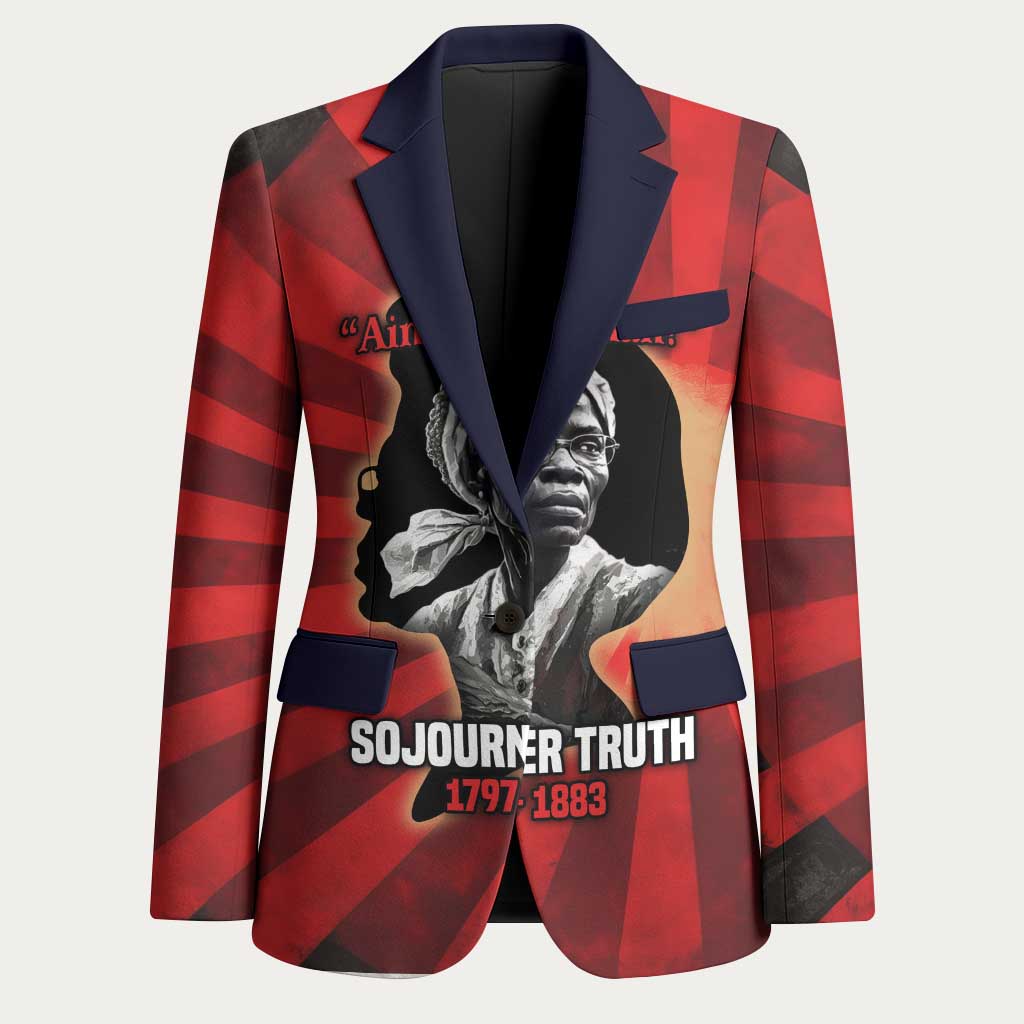 Sojourner Truth Blazer Ain’t I a Woman - Akron 1851 Speech Tribute Design - Wonder Print Shop