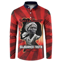 Sojourner Truth Button Sweatshirt Ain’t I a Woman - Akron 1851 Speech Tribute Design