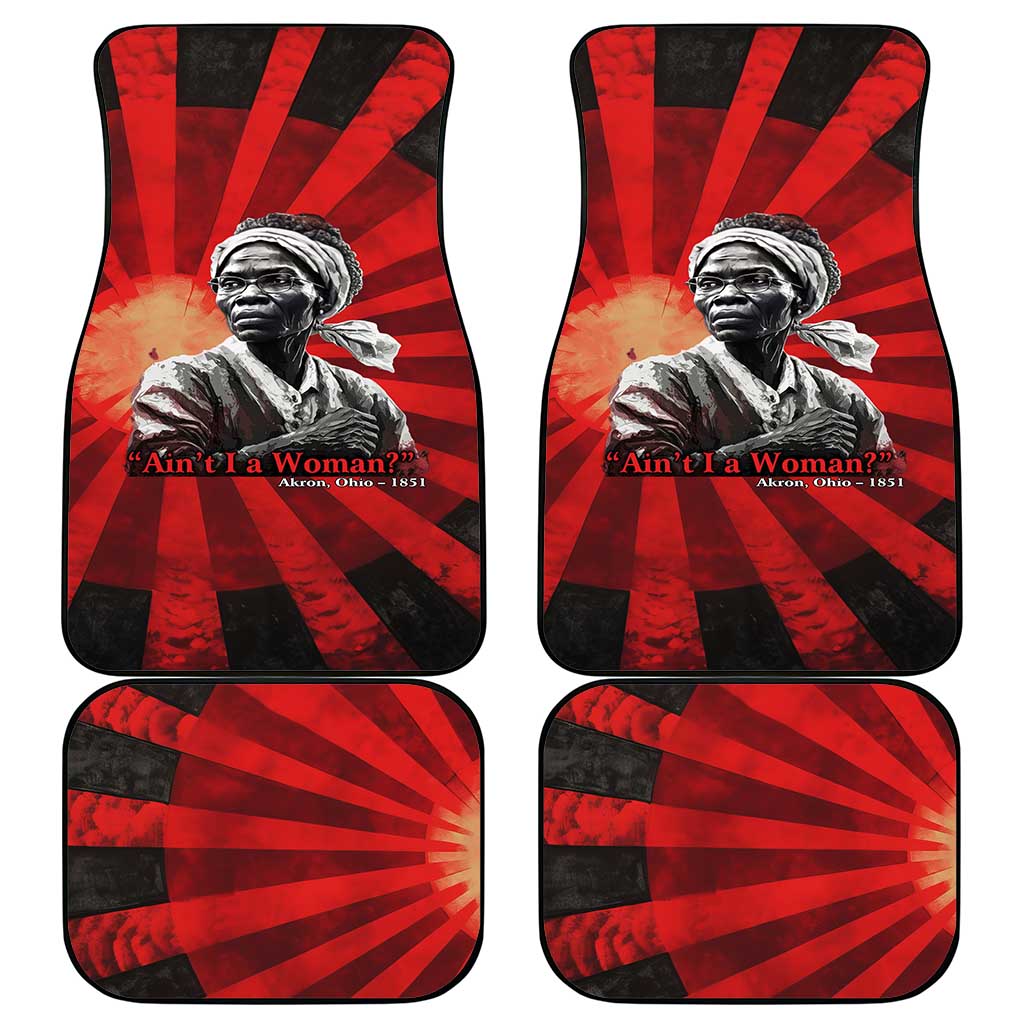 Sojourner Truth Car Mats Ain’t I a Woman - Akron 1851 Speech Tribute Design - Wonder Print Shop