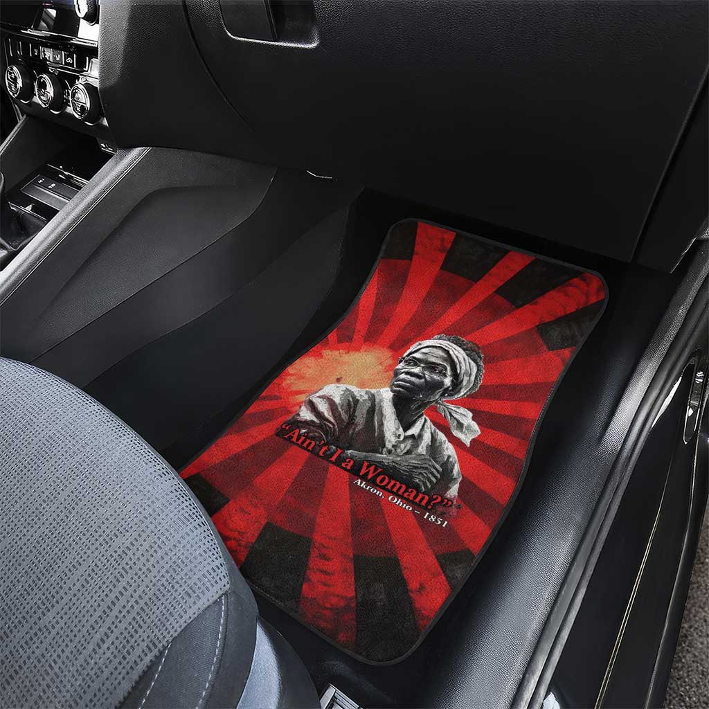 Sojourner Truth Car Mats Ain’t I a Woman - Akron 1851 Speech Tribute Design - Wonder Print Shop