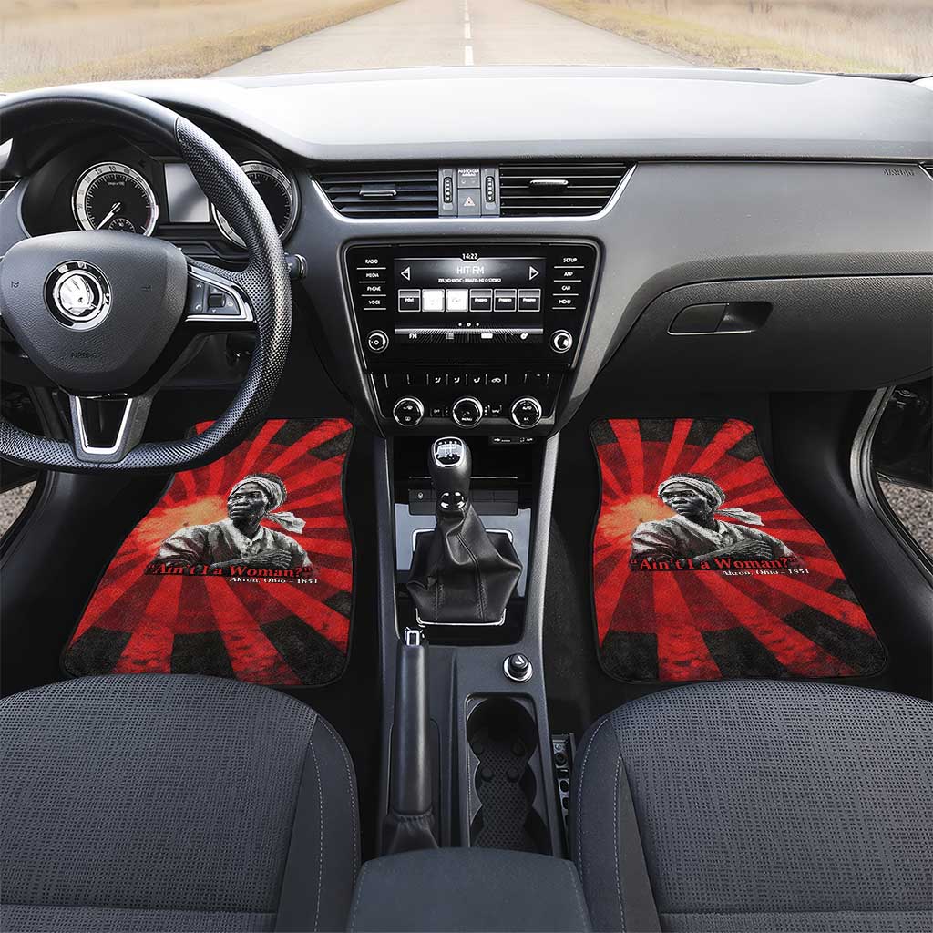 Sojourner Truth Car Mats Ain’t I a Woman - Akron 1851 Speech Tribute Design - Wonder Print Shop