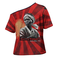 Sojourner Truth Cross Shoulder Shirt Ain’t I a Woman - Akron 1851 Speech Tribute Design - Wonder Print Shop