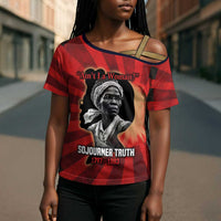 Sojourner Truth Cross Shoulder Shirt Ain’t I a Woman - Akron 1851 Speech Tribute Design - Wonder Print Shop