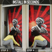 Sojourner Truth Door Cover Ain’t I a Woman - Akron 1851 Speech Tribute Design - Wonder Print Shop