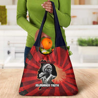 Sojourner Truth Grocery Bag Ain’t I a Woman - Akron 1851 Speech Tribute Design - Wonder Print Shop