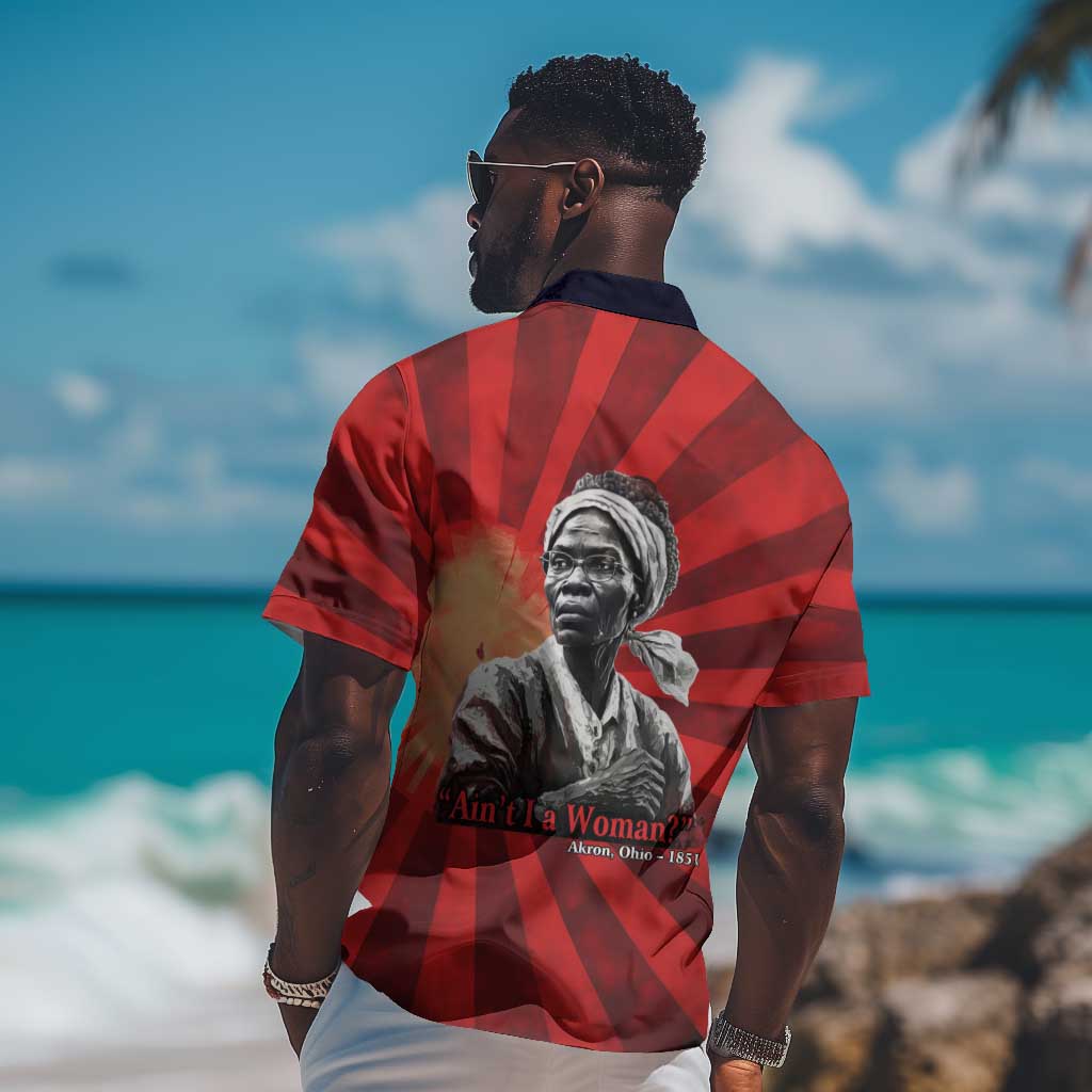 Sojourner Truth Hawaiian Shirt Aint I a Woman - Akron 1851 Speech Tribute Design TS04