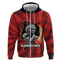 Sojourner Truth Hoodie Ain’t I a Woman - Akron 1851 Speech Tribute Design - Wonder Print Shop