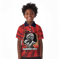 Sojourner Truth Kid Polo Shirt Aint I a Woman - Akron 1851 Speech Tribute Design TS04