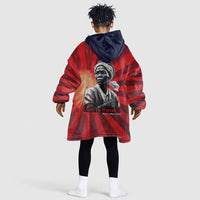 Sojourner Truth Kid Wearable Blanket Hoodie Ain’t I a Woman - Akron 1851 Speech Tribute Design - Wonder Print Shop