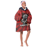 Sojourner Truth Kid Wearable Blanket Hoodie Ain’t I a Woman - Akron 1851 Speech Tribute Design - Wonder Print Shop