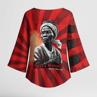 Sojourner Truth Kimono Sleeve Blouse Ain’t I a Woman - Akron 1851 Speech Tribute Design - Wonder Print Shop