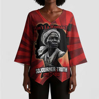 Sojourner Truth Kimono Sleeve Blouse Ain’t I a Woman - Akron 1851 Speech Tribute Design - Wonder Print Shop