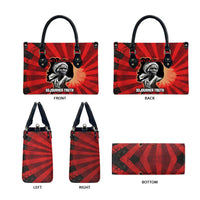 Sojourner Truth Leather Bag Ain’t I a Woman - Akron 1851 Speech Tribute Design - Wonder Print Shop