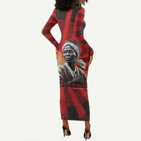 Sojourner Truth Long Sleeve Bodycon Dress Ain’t I a Woman - Akron 1851 Speech Tribute Design - Wonder Print Shop