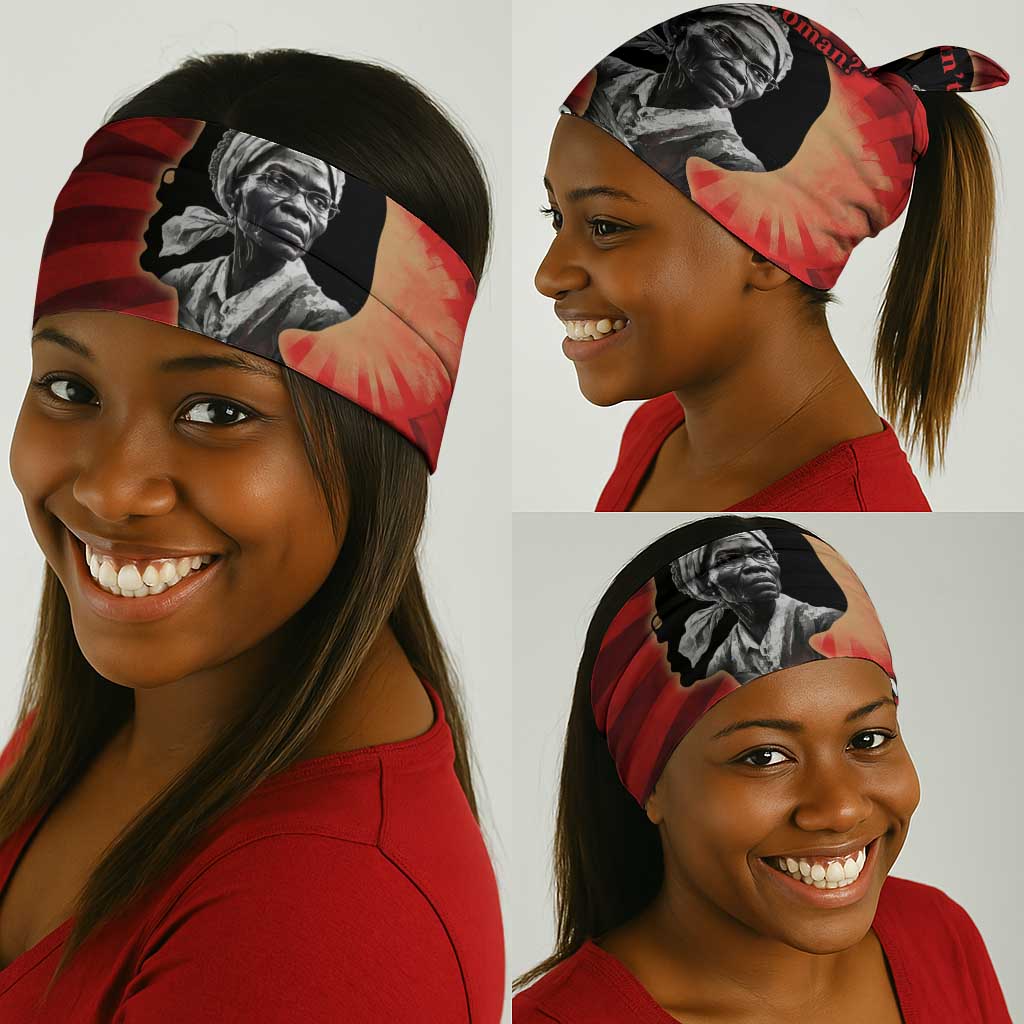 Sojourner Truth Neck Gaiter Ain’t I a Woman - Akron 1851 Speech Tribute Design - Wonder Print Shop