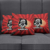 Sojourner Truth Pillow Cover Ain’t I a Woman - Akron 1851 Speech Tribute Design - Wonder Print Shop