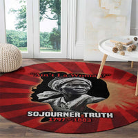 Sojourner Truth Round Carpet Ain’t I a Woman - Akron 1851 Speech Tribute Design - Wonder Print Shop