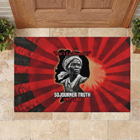 Sojourner Truth Rubber Doormat Ain’t I a Woman - Akron 1851 Speech Tribute Design - Wonder Print Shop