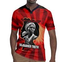 Sojourner Truth Rugby Jersey Aint I a Woman - Akron 1851 Speech Tribute Design TS04