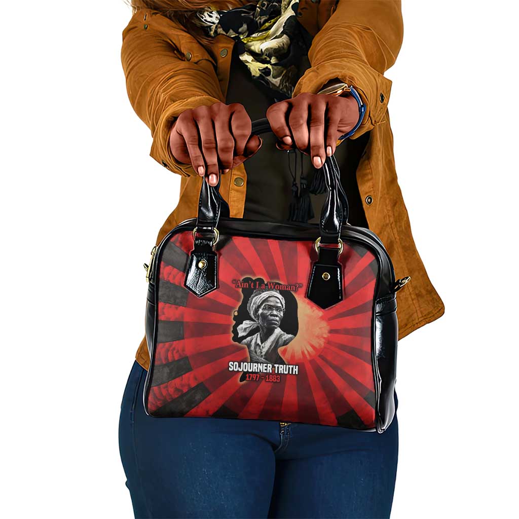 Sojourner Truth Shoulder Handbag Ain’t I a Woman - Akron 1851 Speech Tribute Design - Wonder Print Shop