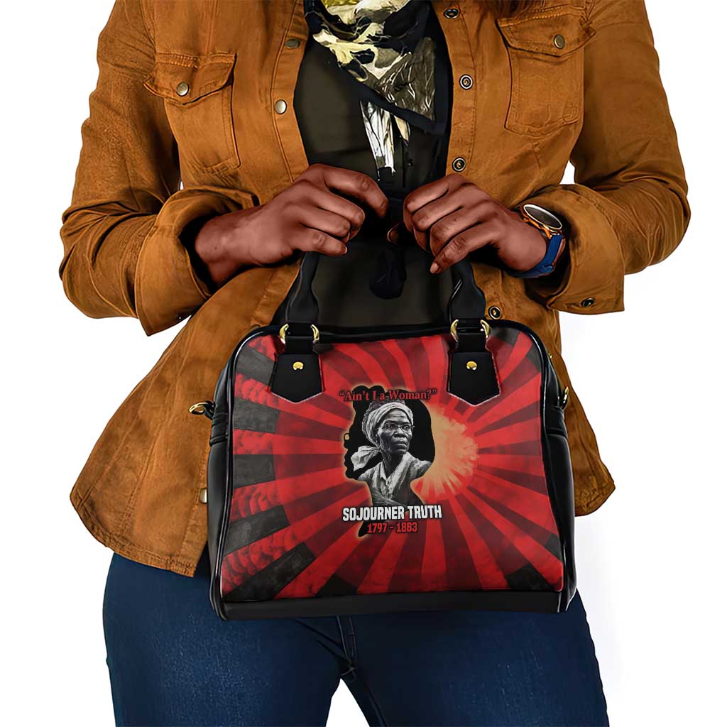 Sojourner Truth Shoulder Handbag Ain’t I a Woman - Akron 1851 Speech Tribute Design - Wonder Print Shop