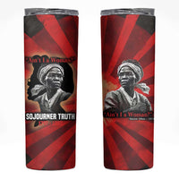 Sojourner Truth Skinny Tumbler Ain’t I a Woman - Akron 1851 Speech Tribute Design - Wonder Print Shop