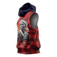 Sojourner Truth Sleeveless Hoodie Ain’t I a Woman - Akron 1851 Speech Tribute Design - Wonder Print Shop