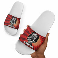 Sojourner Truth Slide Sandals Ain’t I a Woman - Akron 1851 Speech Tribute Design - Wonder Print Shop