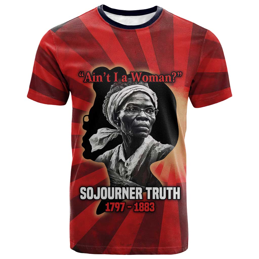 Sojourner Truth T shirt Aint I a Woman - Akron 1851 Speech Tribute Design TS04