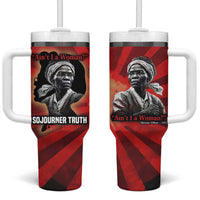 Sojourner Truth Tumbler With Handle Ain’t I a Woman - Akron 1851 Speech Tribute Design - Wonder Print Shop