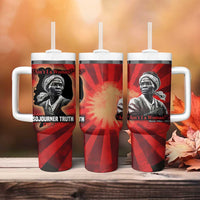 Sojourner Truth Tumbler With Handle Ain’t I a Woman - Akron 1851 Speech Tribute Design - Wonder Print Shop