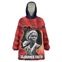 Sojourner Truth Wearable Blanket Hoodie Ain’t I a Woman - Akron 1851 Speech Tribute Design - Wonder Print Shop