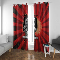 Sojourner Truth Window Curtain Ain’t I a Woman - Akron 1851 Speech Tribute Design - Wonder Print Shop