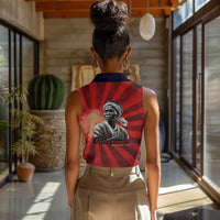 Sojourner Truth Women Sleeveless Polo Shirt Ain’t I a Woman - Akron 1851 Speech Tribute Design - Wonder Print Shop