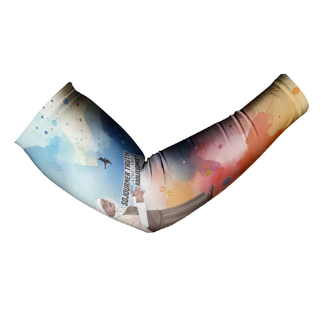 Sojourner Truth Arm Sleeves I Sell the Shadow - Abolitionist Legacy Watercolor Design - Wonder Print Shop
