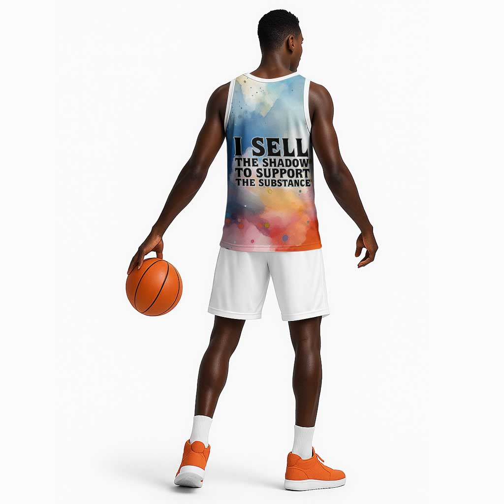 Sojourner Truth Basketball Jersey I Sell the Shadow - Abolitionist Legacy Watercolor Design - Wonder Print Shop