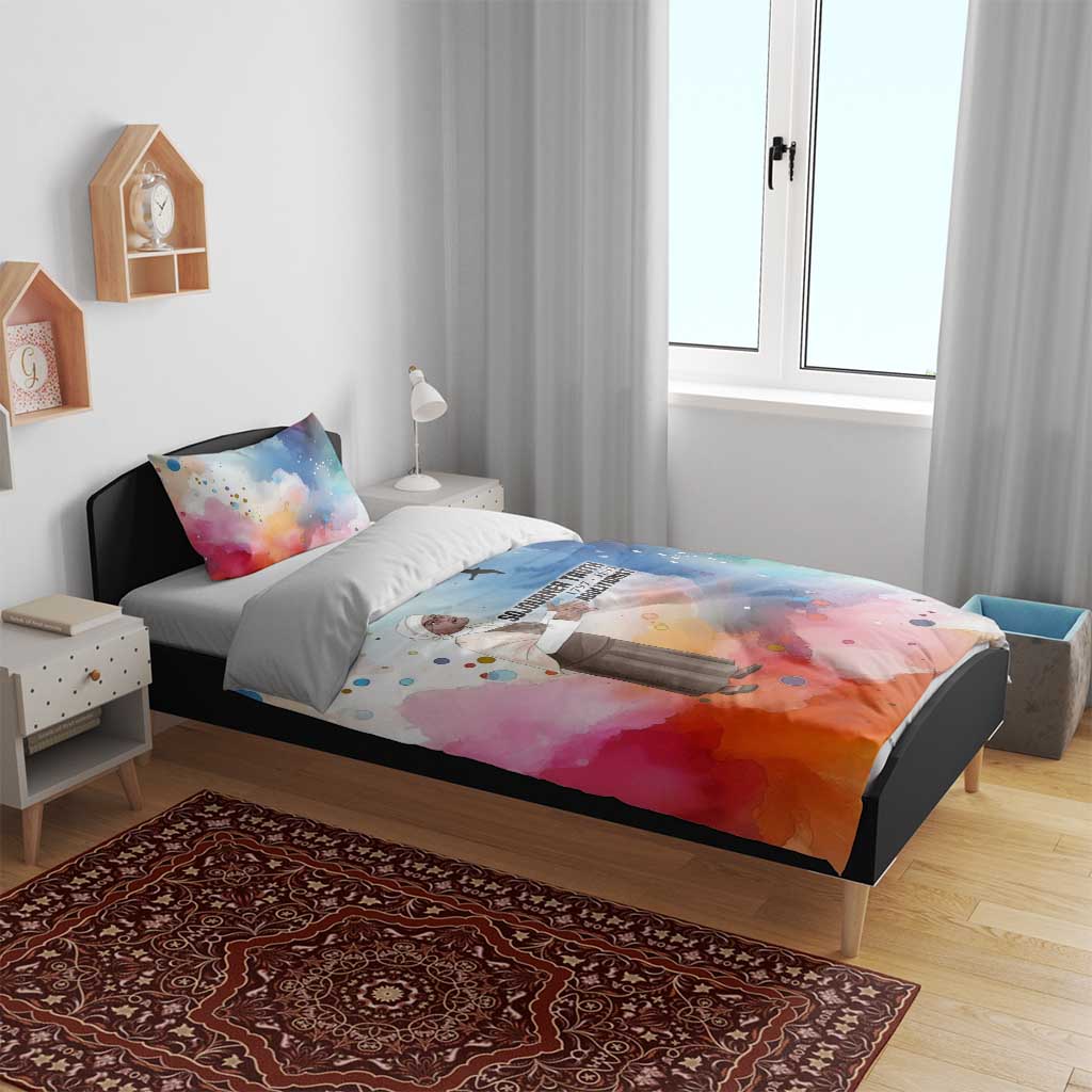Sojourner Truth Bedding Set I Sell the Shadow - Abolitionist Legacy Watercolor Design - Wonder Print Shop