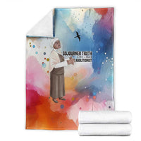Sojourner Truth Blanket I Sell the Shadow - Abolitionist Legacy Watercolor Design - Wonder Print Shop