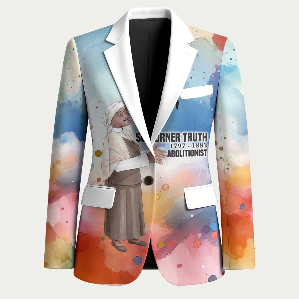 Sojourner Truth Blazer I Sell the Shadow - Abolitionist Legacy Watercolor Design - Wonder Print Shop