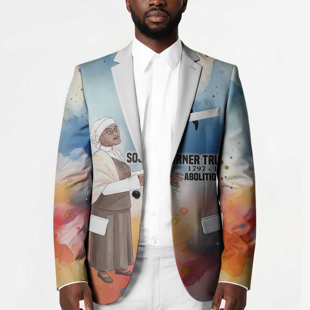 Sojourner Truth Blazer I Sell the Shadow - Abolitionist Legacy Watercolor Design - Wonder Print Shop