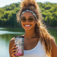 Sojourner Truth 4 in 1 Can Cooler Tumbler I Sell the Shadow - Abolitionist Legacy Watercolor Design - Wonder Print Shop